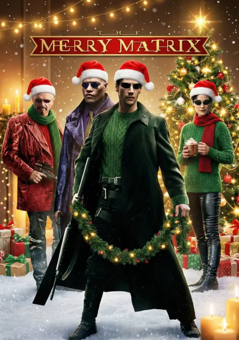 Festive Christmas Scene Image Transformation