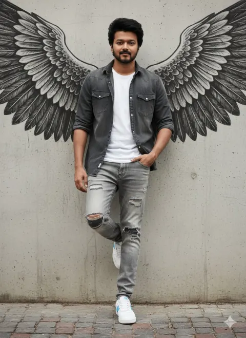 Urban Angel Wings Portrait