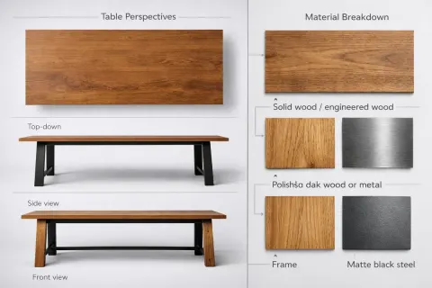 Table Product Showcase Design