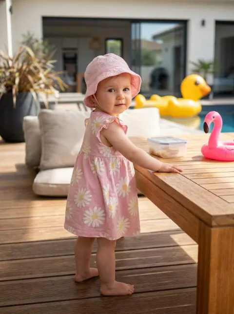 Baby Gaze at Pool Terrace
