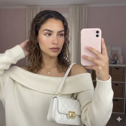 Soft Mirror Selfie Glow
