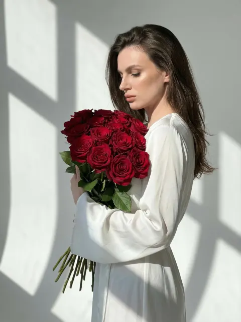 Roses by the Window Light
