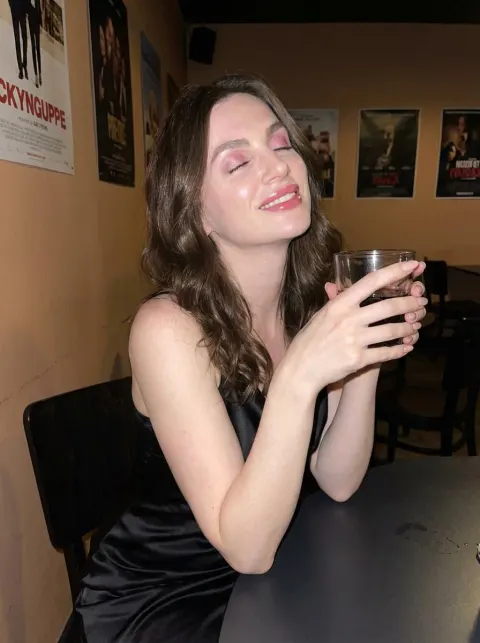Elegant Moment Under Hard Flash