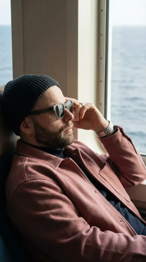 Quiet Contemplation by the Window