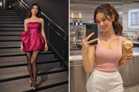 Fashion Stairs Photoshoot
