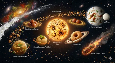Indian Street Food Solar System