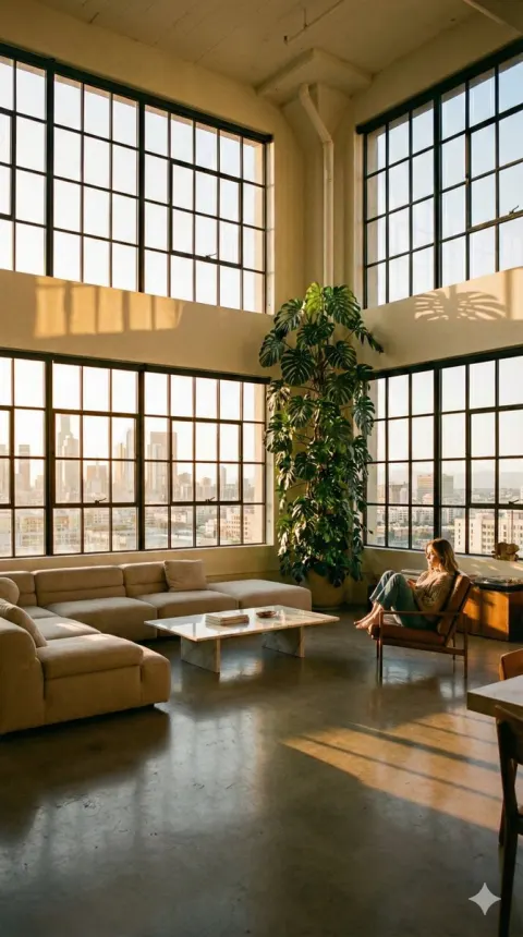Serene Modern Loft Moment