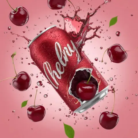 Cherry Soda Splash Explosion