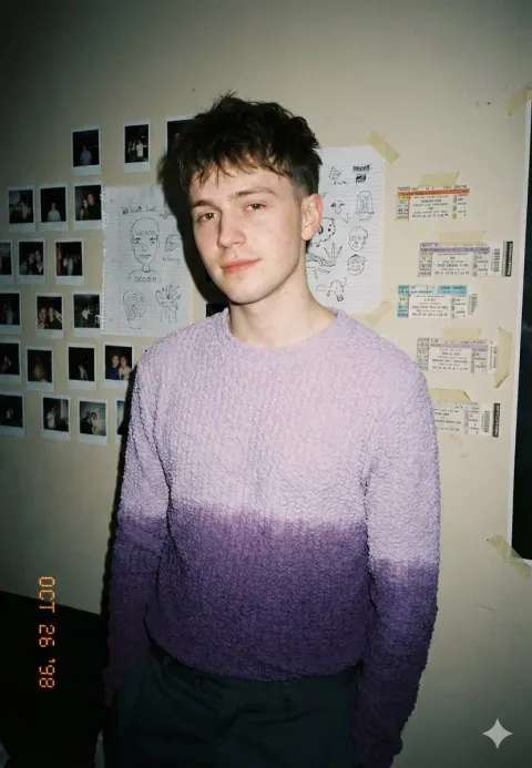 Analog Boy Bedroom Portrait