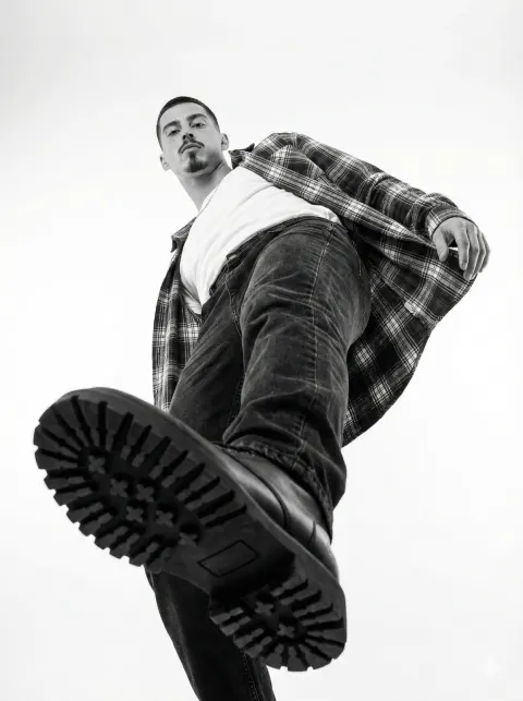 Platform Boot Power Pose