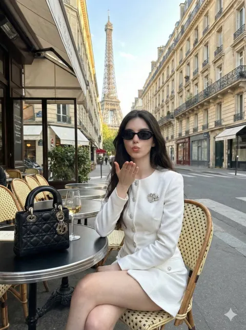 Chic Paris Cafe Lifestyle Photo