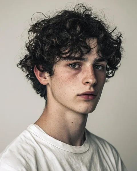 Minimalist Male Portrait Editorial