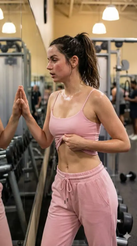 Sweaty Gym Stretch Session
