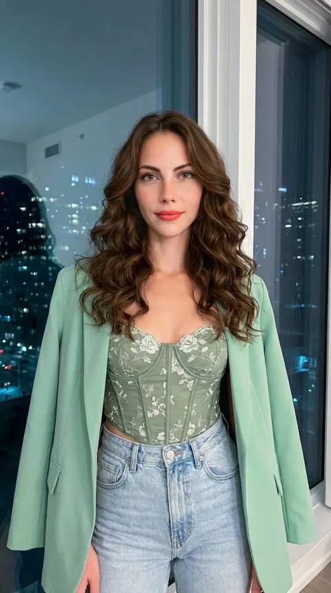 Modern Urban Pistachio Fashion Look