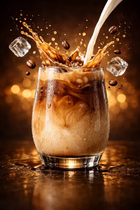 Iced Coffee Splash Freeze