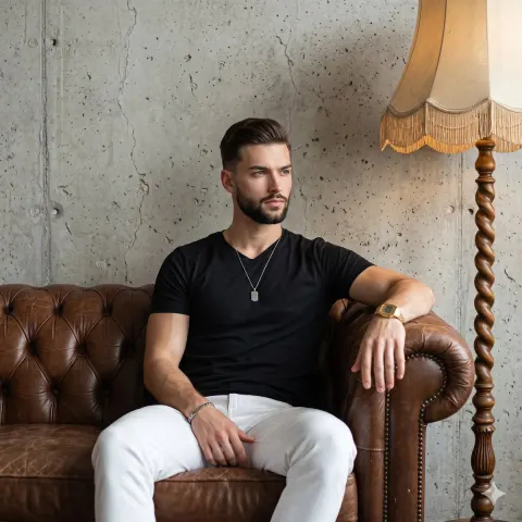 Industrial Style Male Portrait Photography
