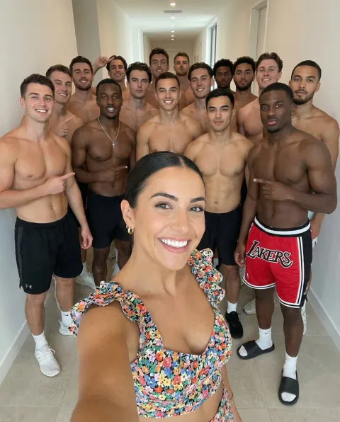 Radiant Selfie With Muscular Men