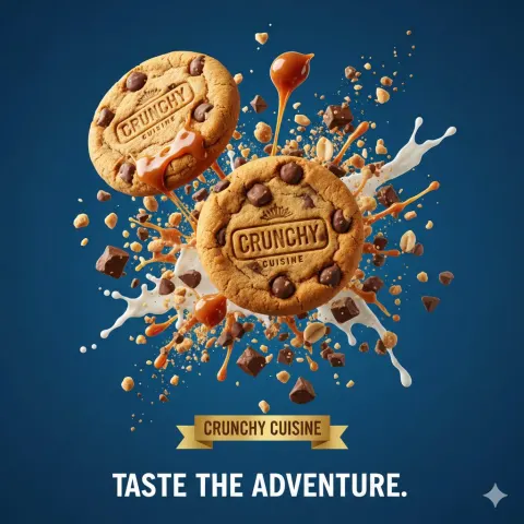 Floating Chocolate Cookie Commercial