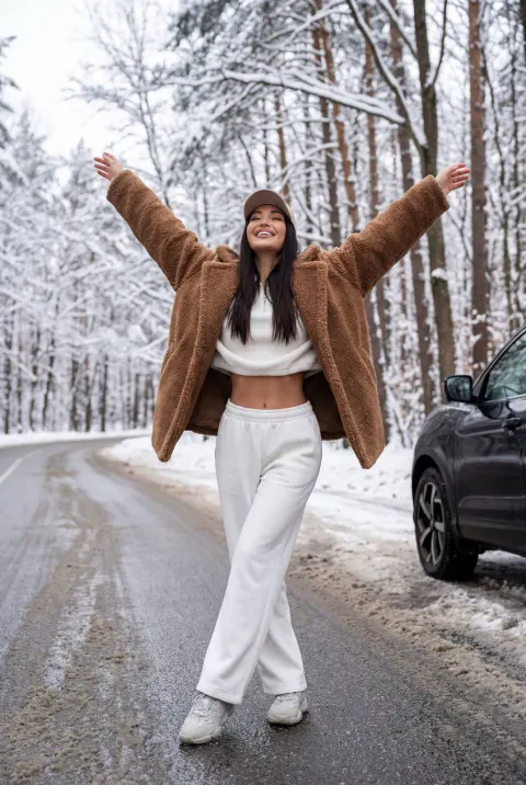 Winter Joy Teddy Coat Style