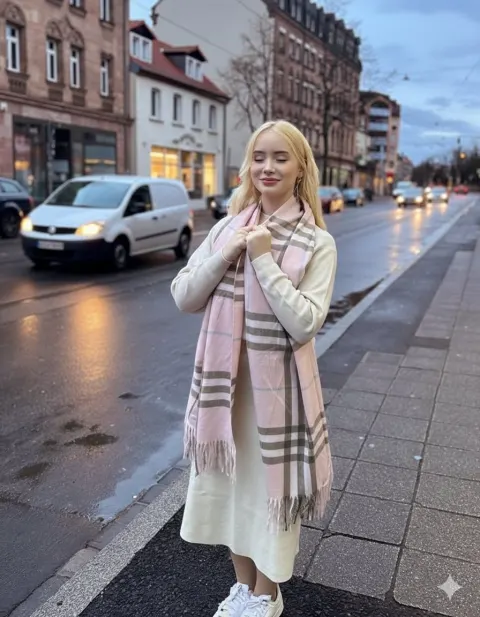 Elegant Twilight Street Portrait