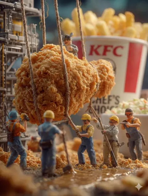 Miniature World Meets Macro Food