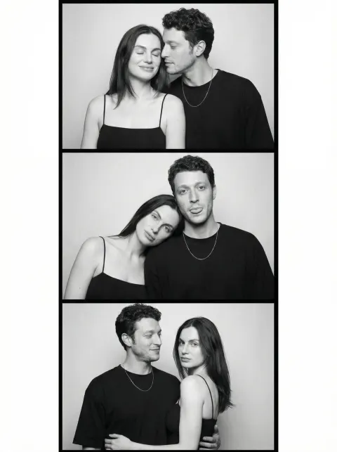 Photo Booth Couple Portrait Series