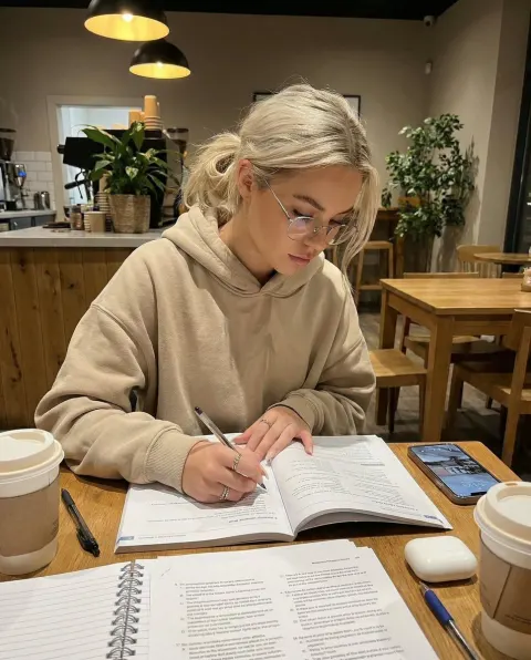 Cozy Cafe Study Session