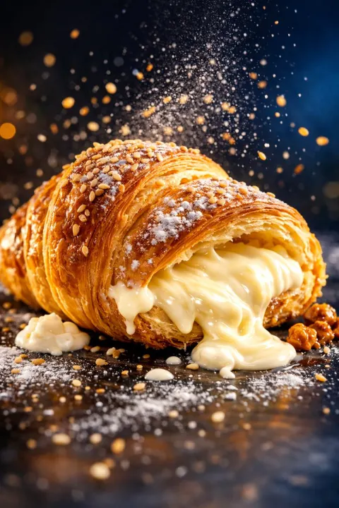 Caramel Spiral Pastry Drip