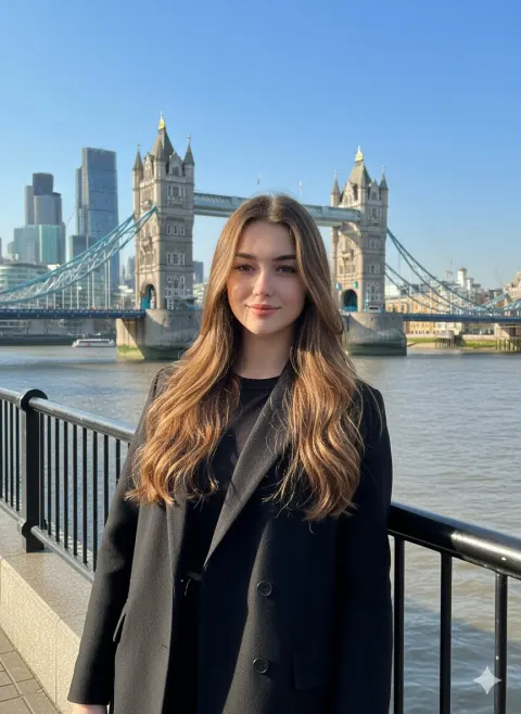 London Tower Bridge Portrait