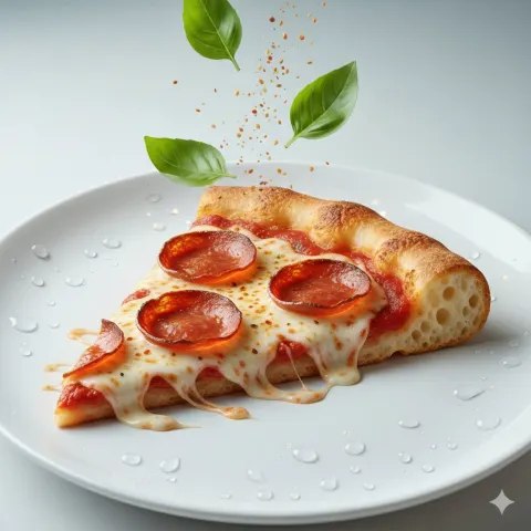 Floating Pizza Art
