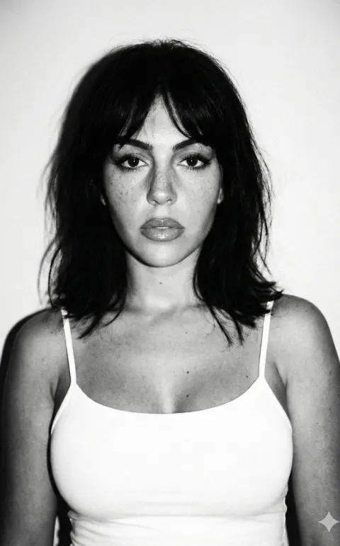 Georgina Grunge Flash Portrait