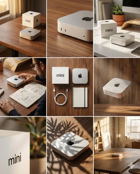Premium Product Visual Storyboard Grid