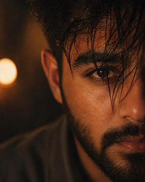Cinematic Eye Close-Up Portrait