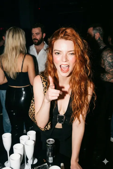Candid Nightclub Party Snapshot