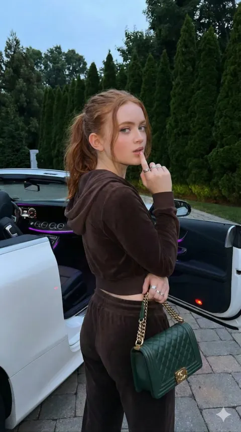 Sadie Sink Captivating Moment