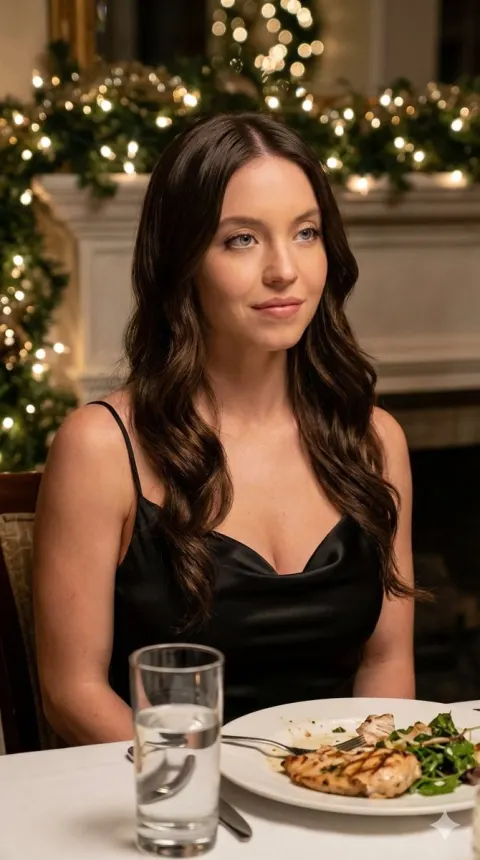 Romantic Holiday Evening Portrait