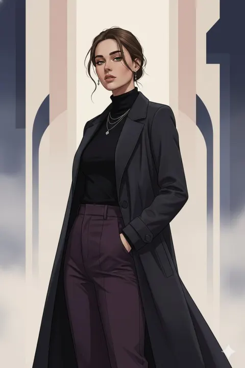 Gothic K-Drama Vector Fusion Art