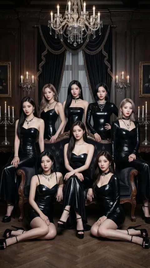 Gothic Glamour TWICE Portrait