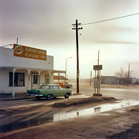 Photograph in a small town near West Texas