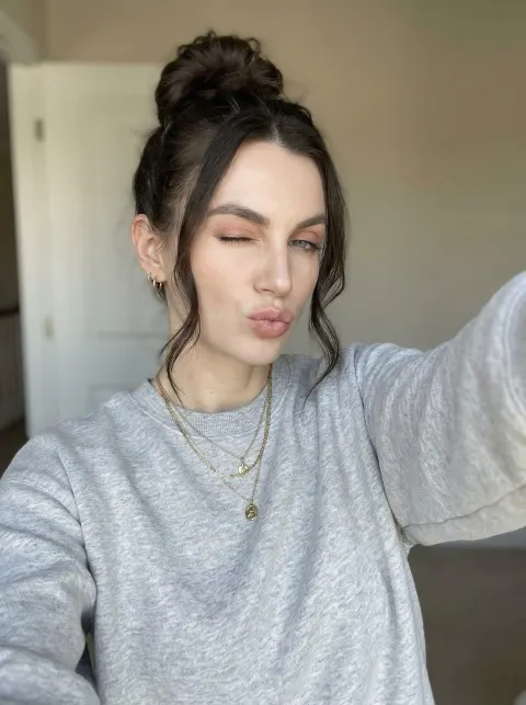 Playful Wink Selfie Moment