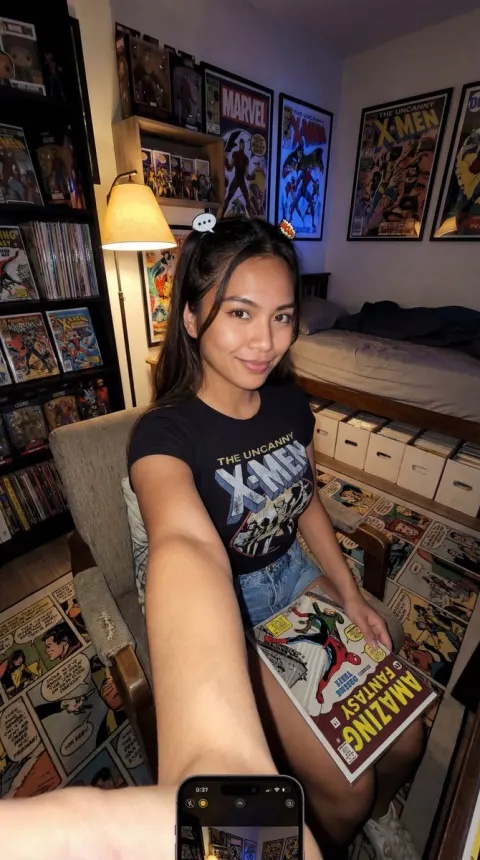 Geek Nostalgia in Comic Collector Room