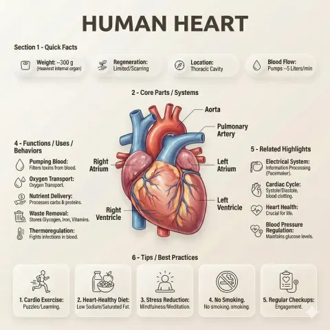 Human Liver Infographic Poster