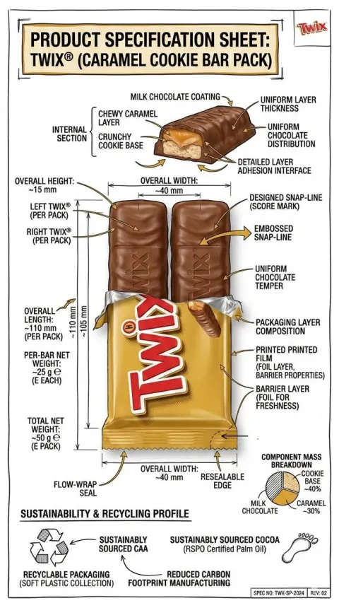 Technical Food Infographic Blueprint Guide