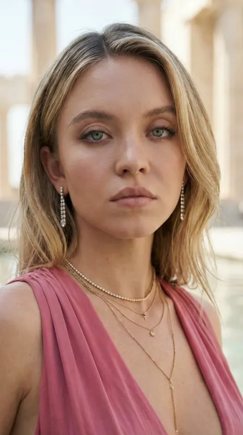Greek Goddess Pool Portrait