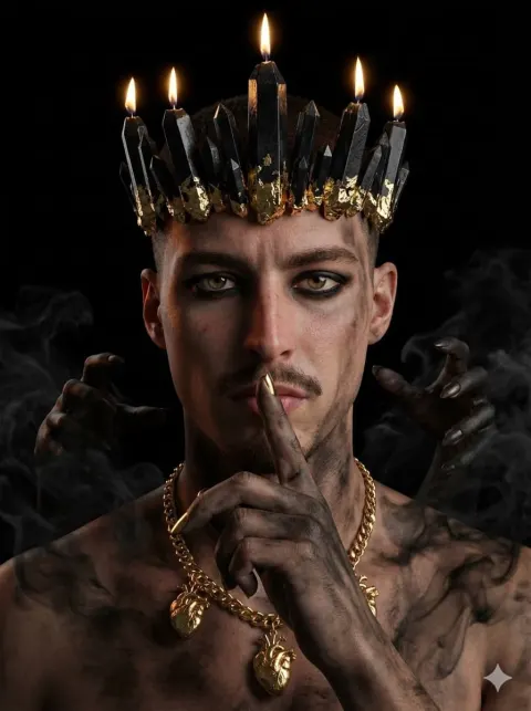 Shadow King Flame Portrait