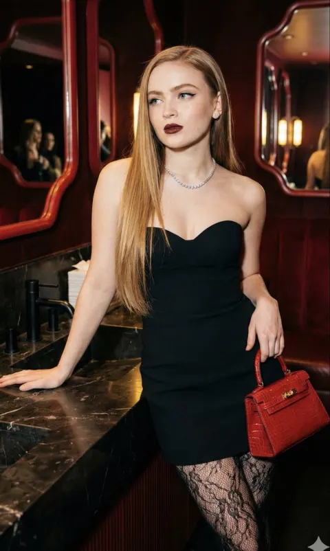 Crimson Elegance Noir