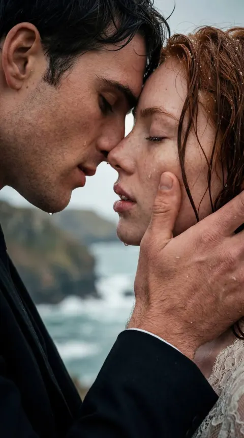 Cinematic Coastal Romance Portrait
