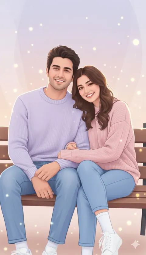 Romantic Vector Illustration