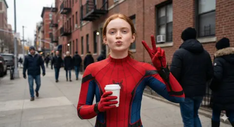 Spider-Girl NYC Street Snap