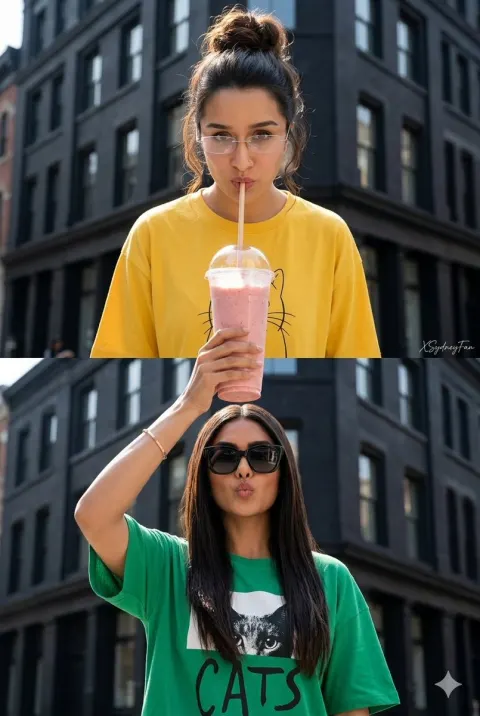 Strawberry Shake Illusion Diptych Connection